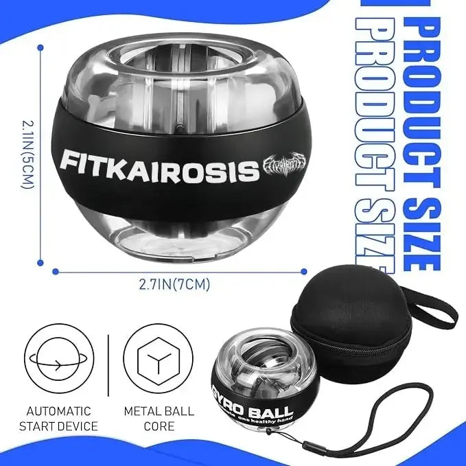 FitKairosis Gyro Torque Ball for Strengthening Muscles image 1