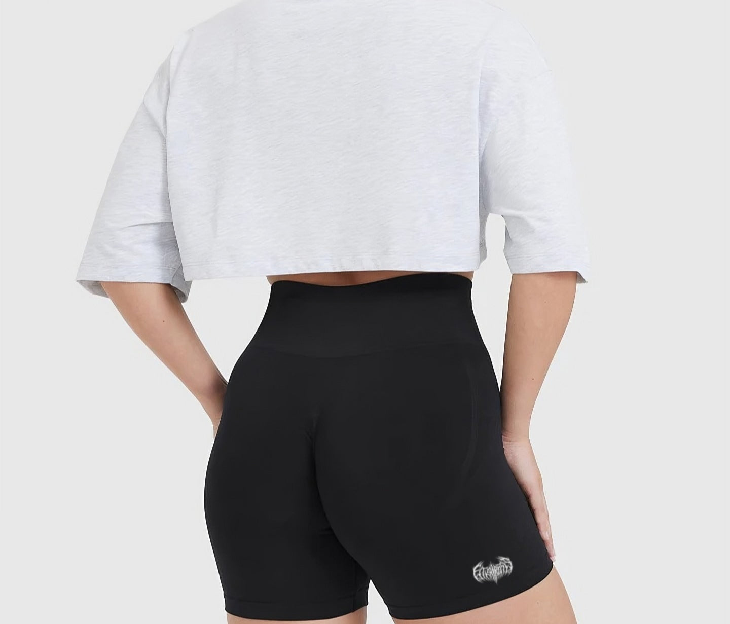 "Selene" Cropped Oversized Tee – Relaxed image 1