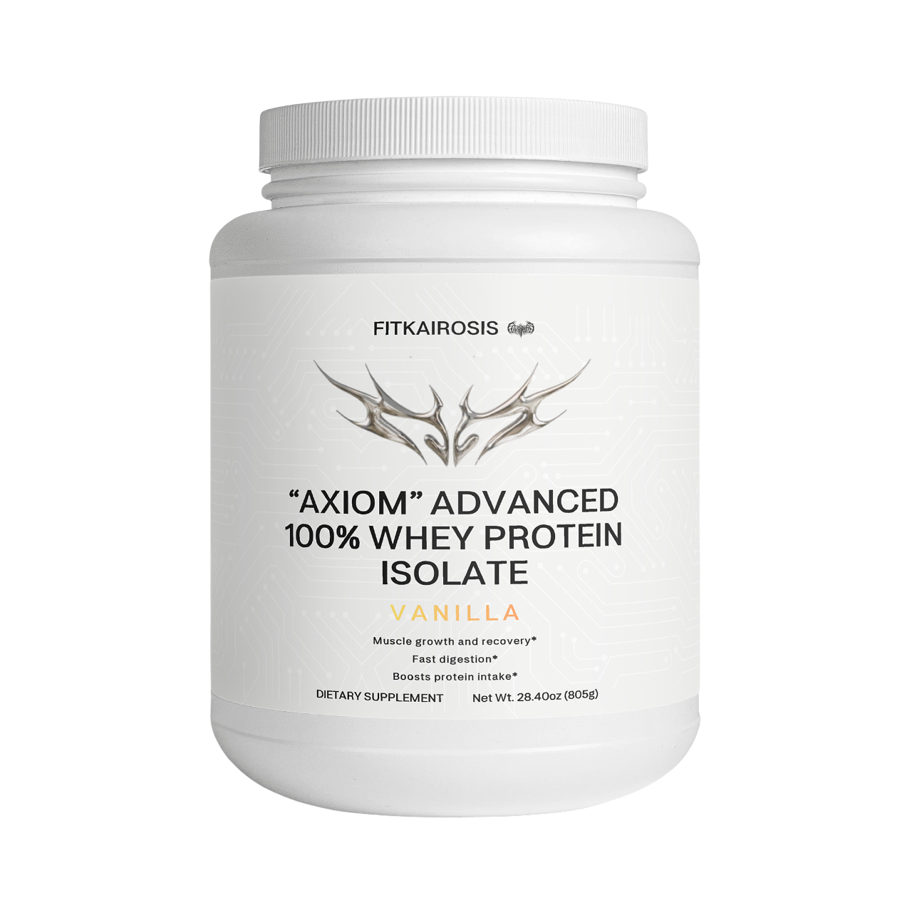 AXIOM Advanced 100% Whey Protein Isolate - Vanilla Flavor (805g)