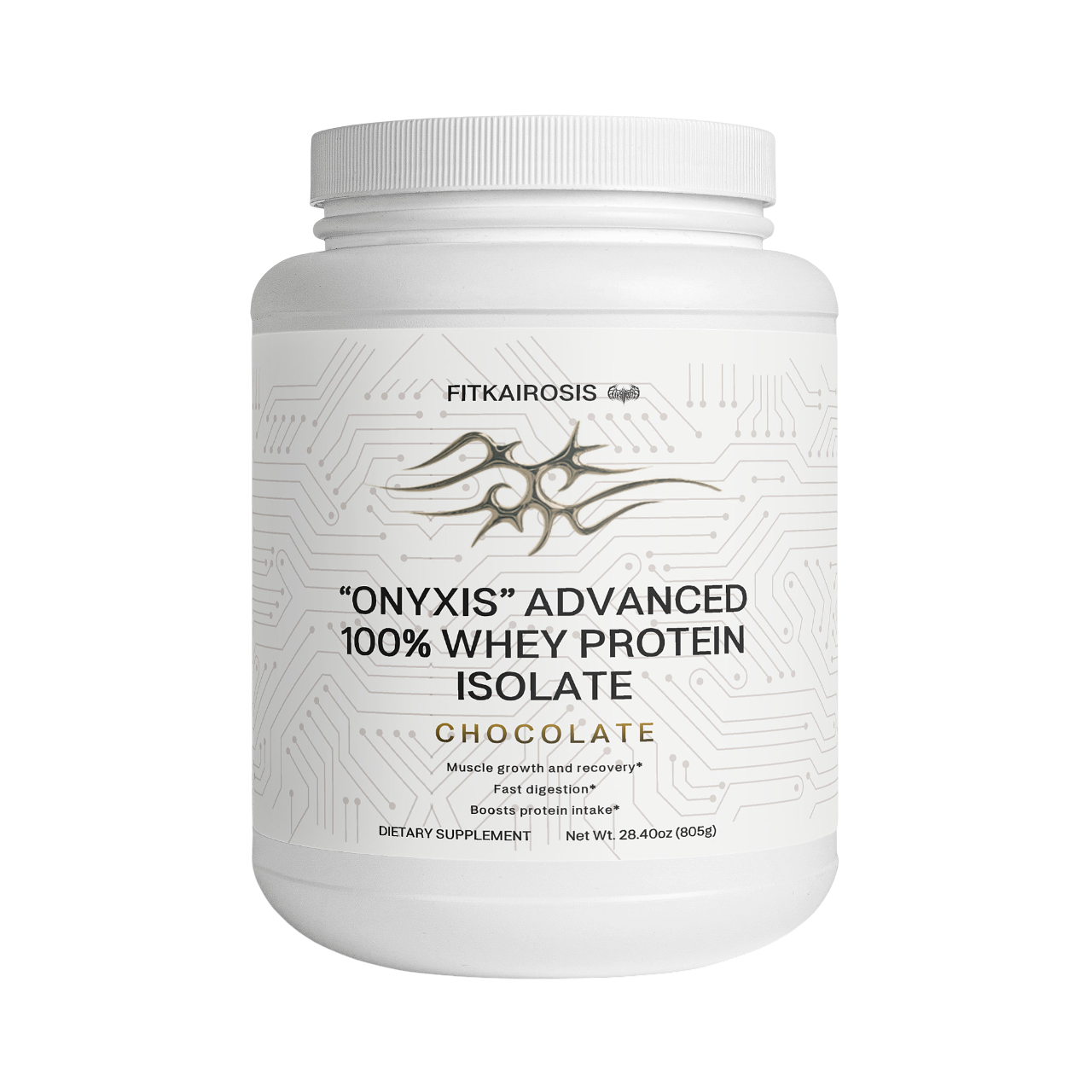 ONYXIS Advanced 100% Whey Protein Isolate - Rich Chocolate Flavor (805g)