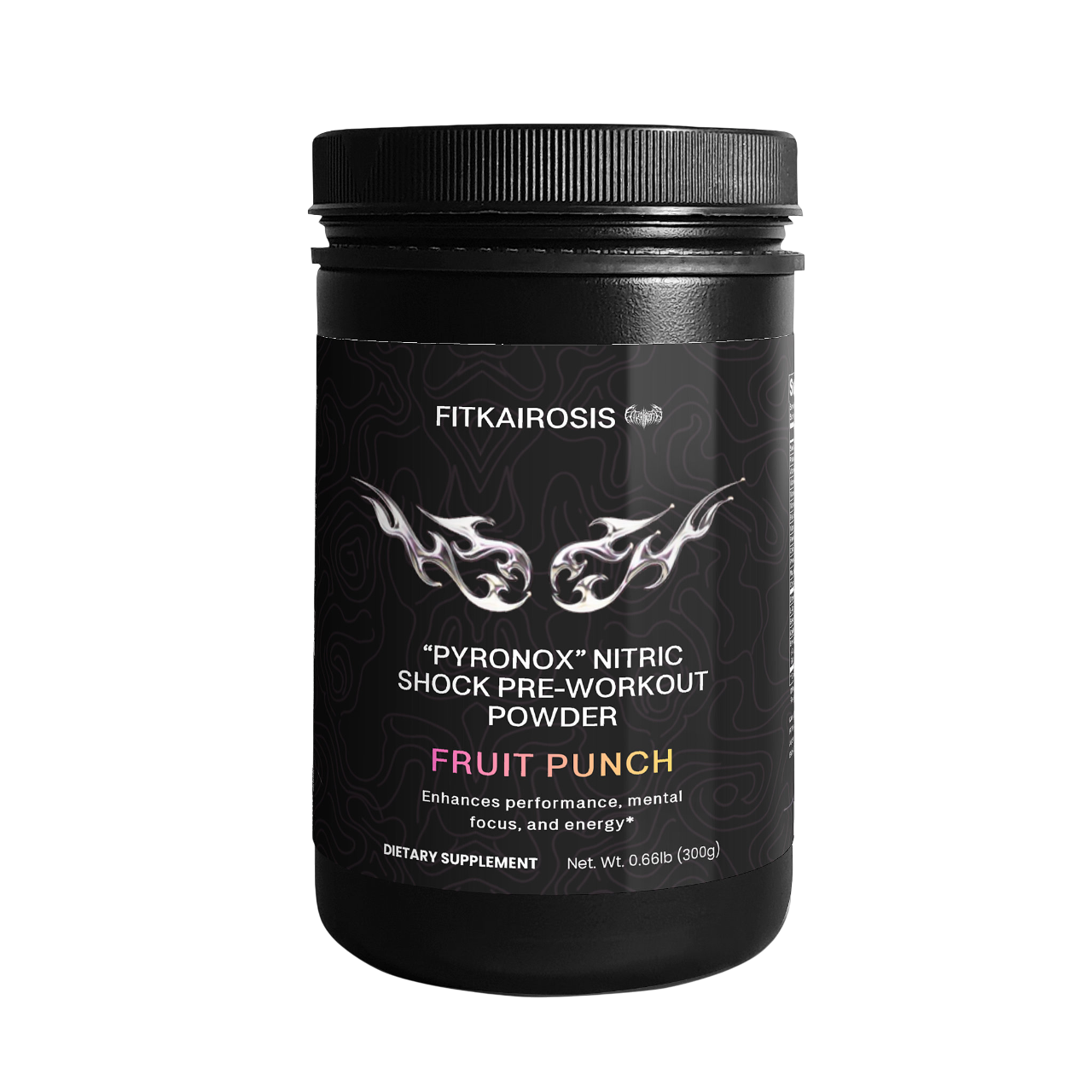 PYRONOX Nitric Shock Pre-Workout Powder - Fruit Punch (300g)