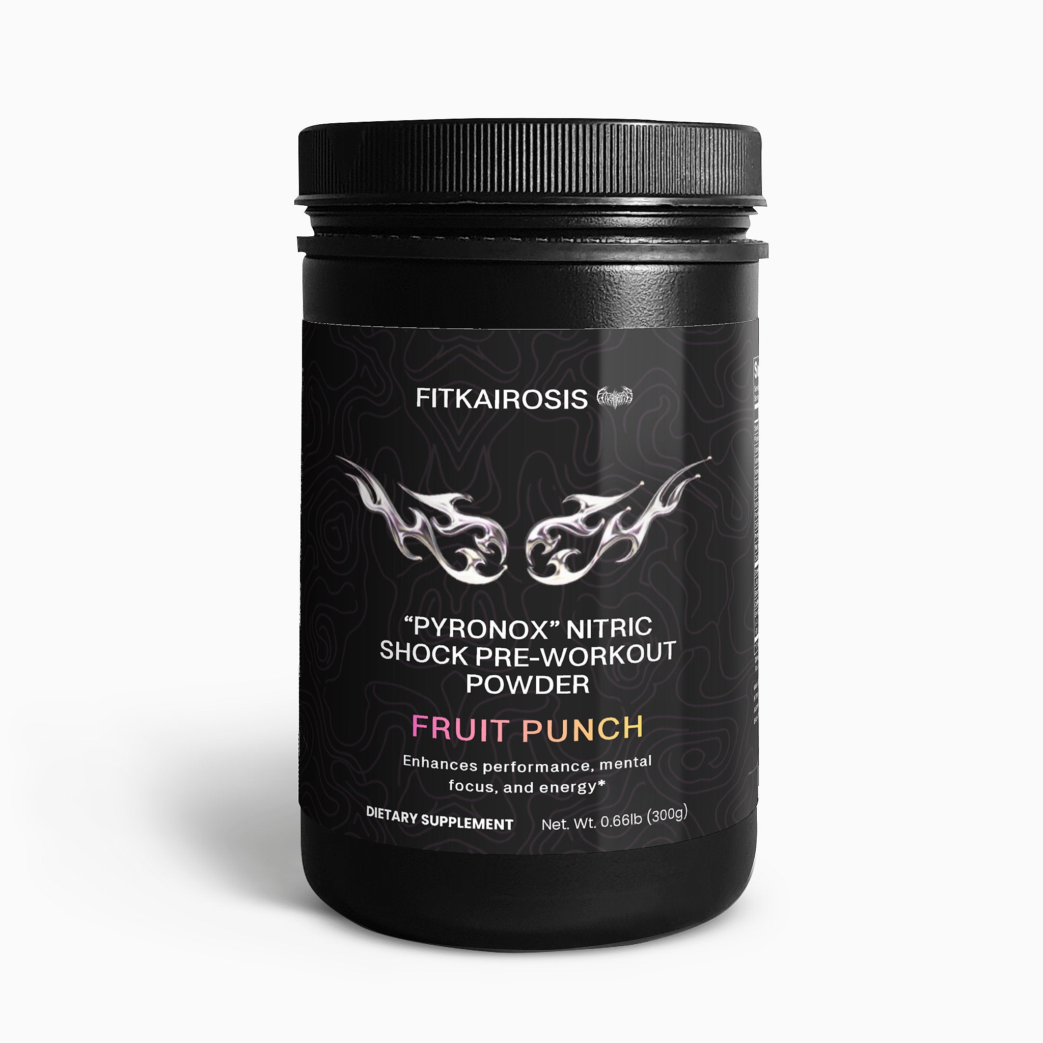PYRONOX Nitric Shock Pre-Workout Powder - Fruit Punch (300g)