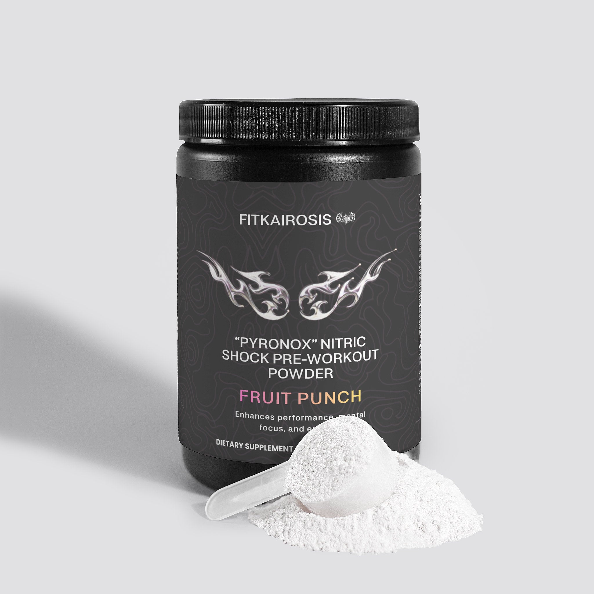 PYRONOX Nitric Shock Pre-Workout Powder - Fruit Punch (300g)