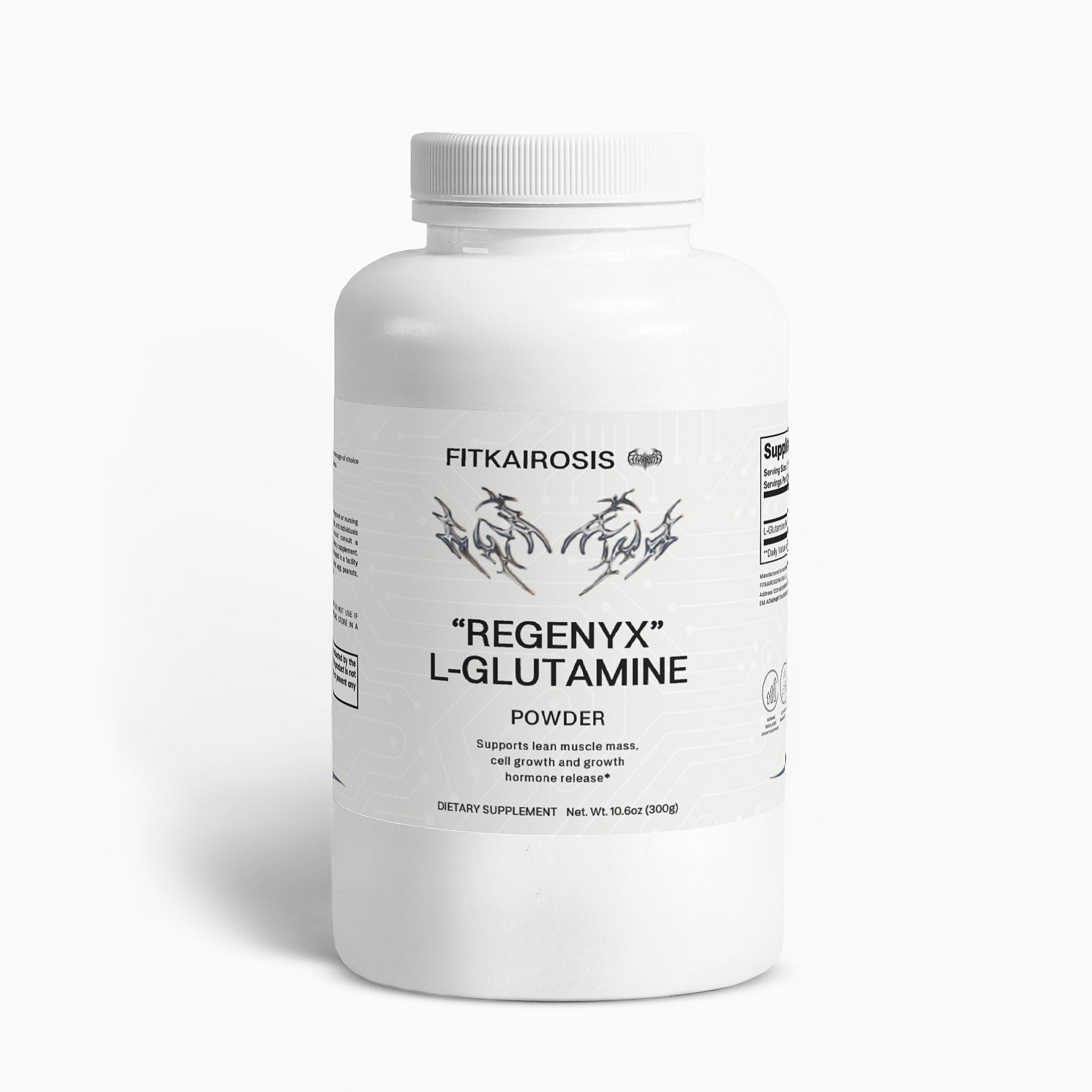 REGENYX L-Glutamine Powder - For Muscle Recovery & Immune Support (300g)