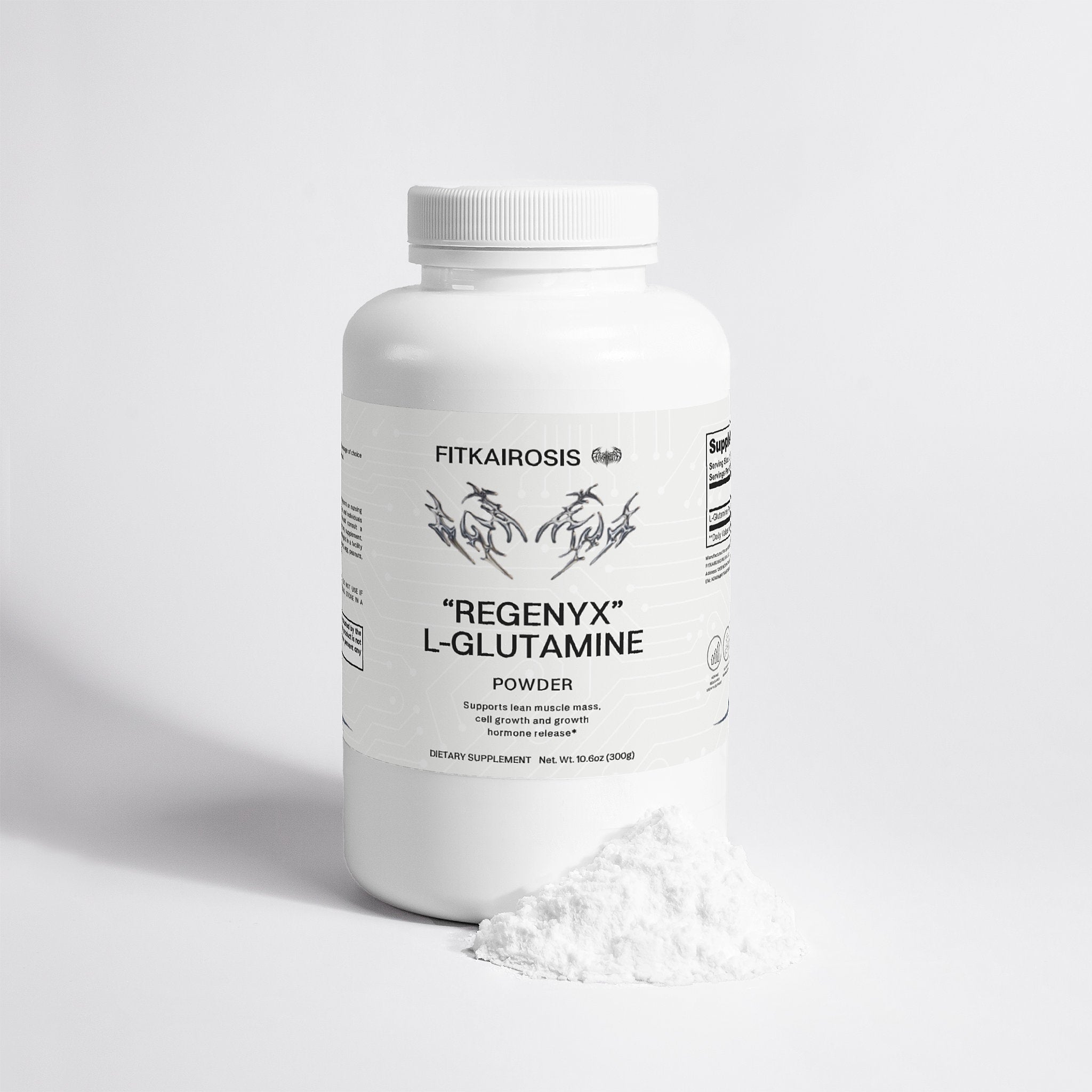 REGENYX L-Glutamine Powder - For Muscle Recovery & Immune Support (300g)