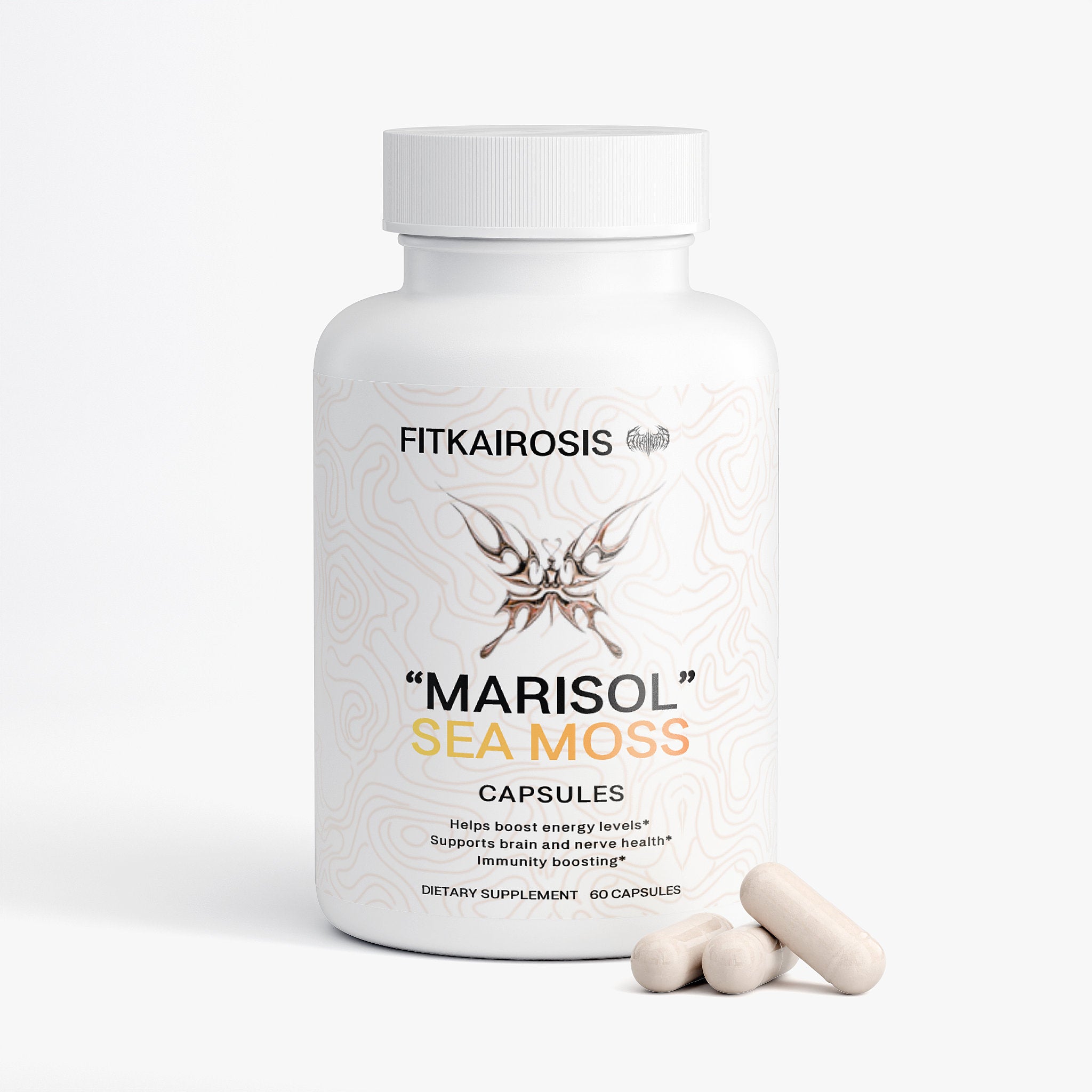 MARISOL Sea Moss - Irish Moss with Bladderwrack & Burdock Root (60 Capsules)