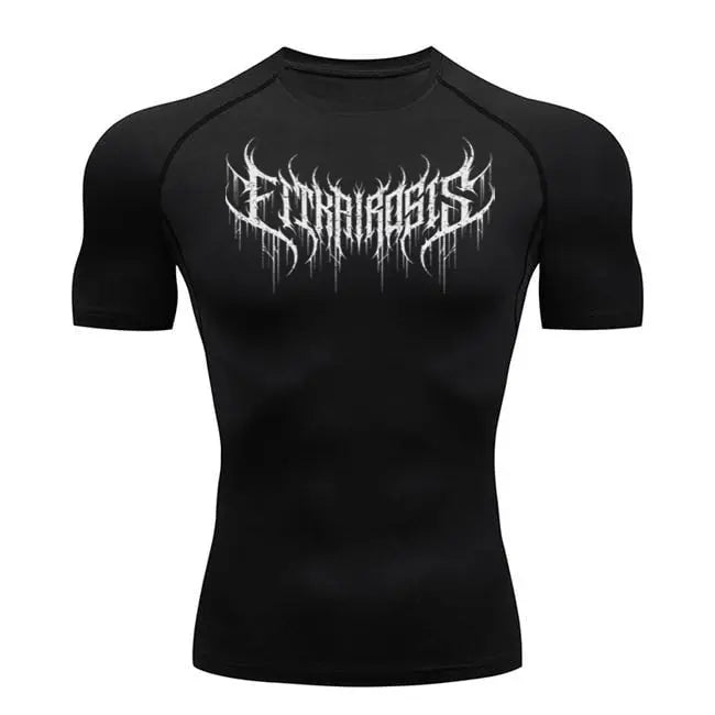 Polaris Ark - Compression Shirt Black (Cybersigilism/Metal Design) image 0
