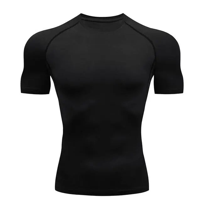 Basic Black Compression Shirt image 0