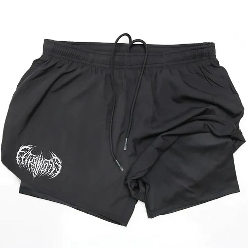FitKairosis Classic Shorts - (Cybersigilism/Metal Design) image 0