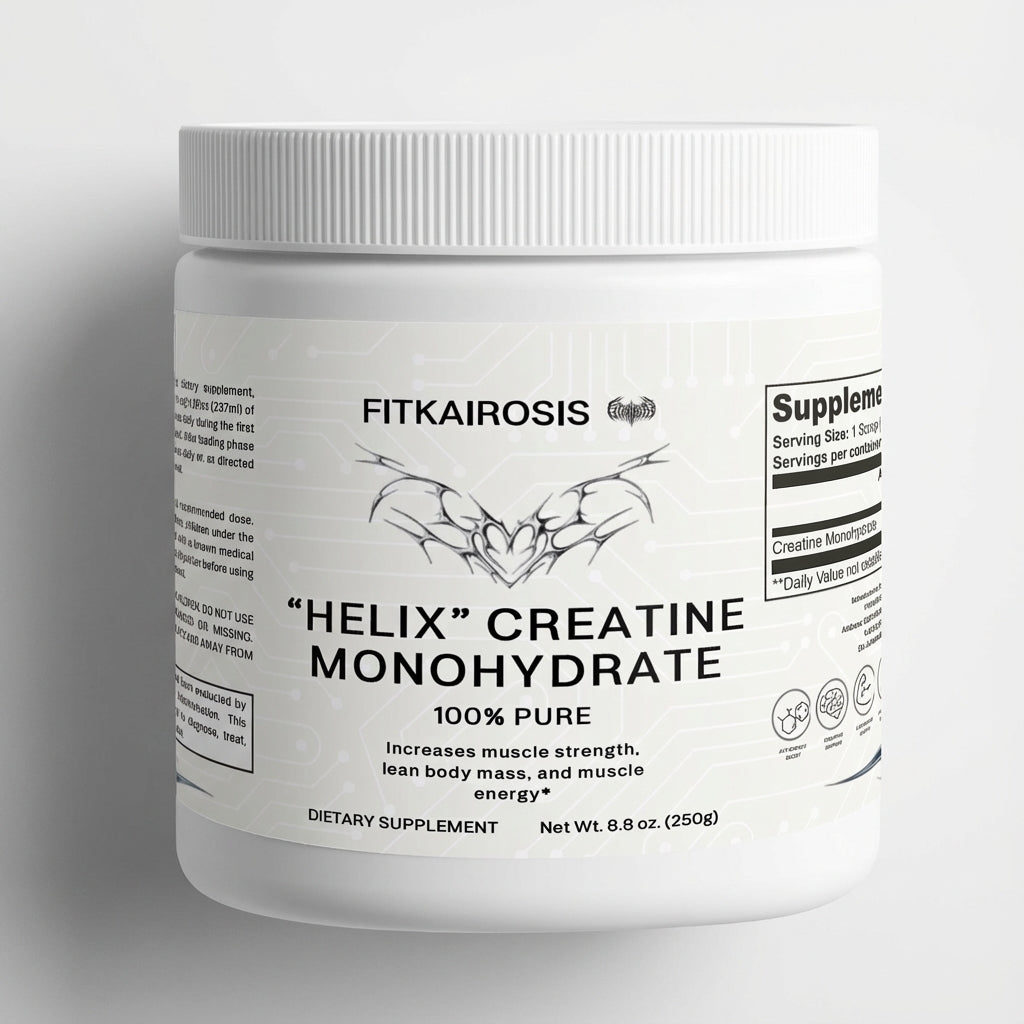 HELIX Creatine Monohydrate - For Muscle Building & Athletic Performance (250g)