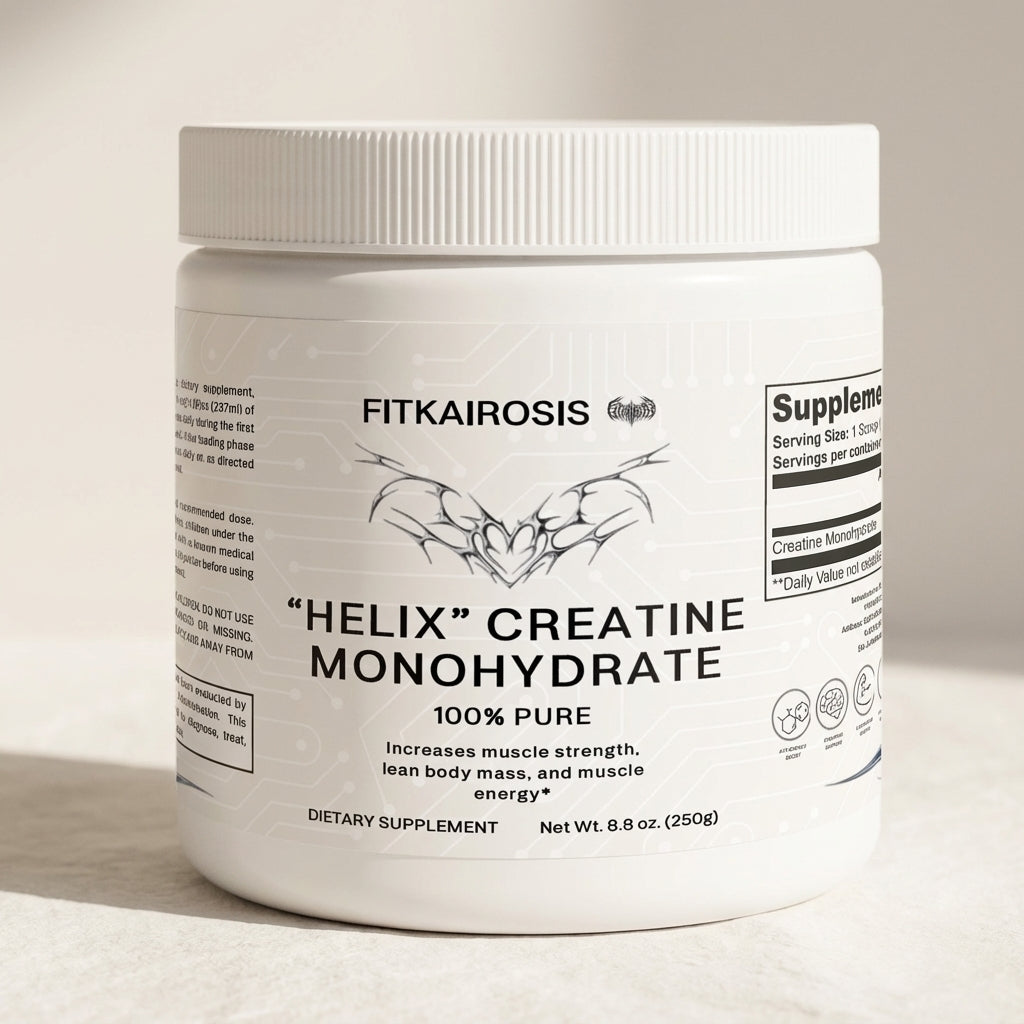 HELIX Creatine Monohydrate - For Muscle Building & Athletic Performance (250g)