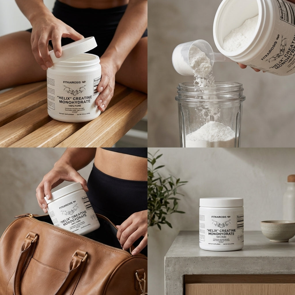 HELIX Creatine Monohydrate - For Muscle Building & Athletic Performance (250g)