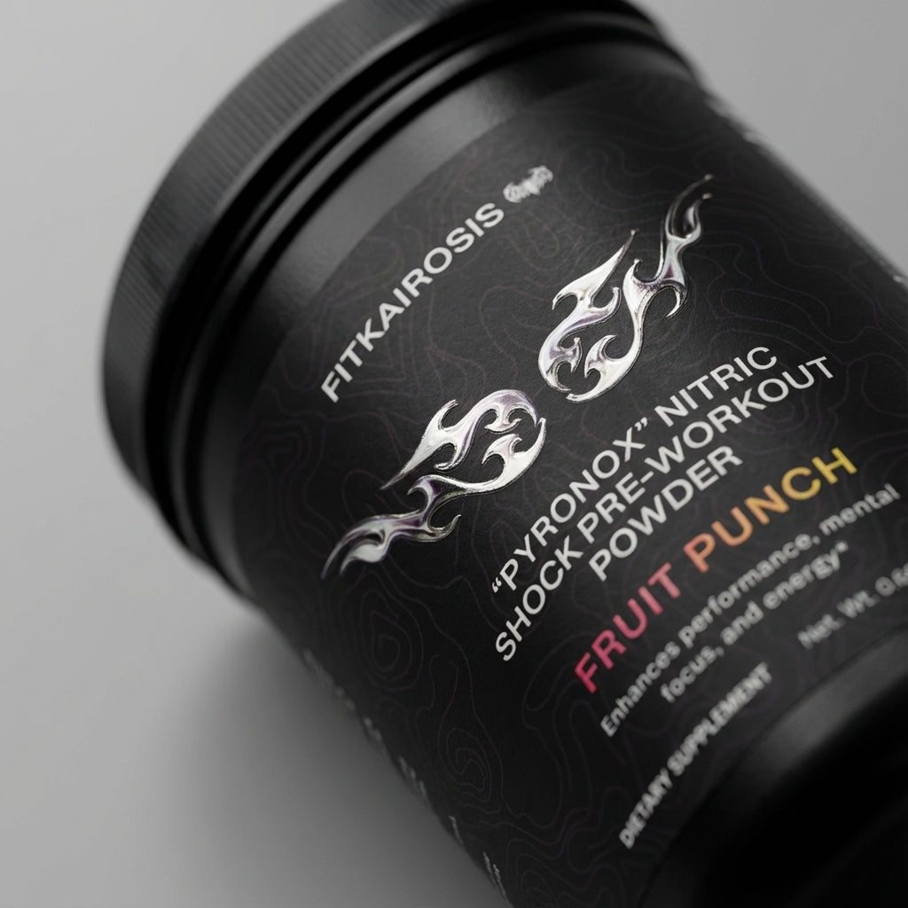 PYRONOX Nitric Shock Pre-Workout Powder - Fruit Punch (300g)