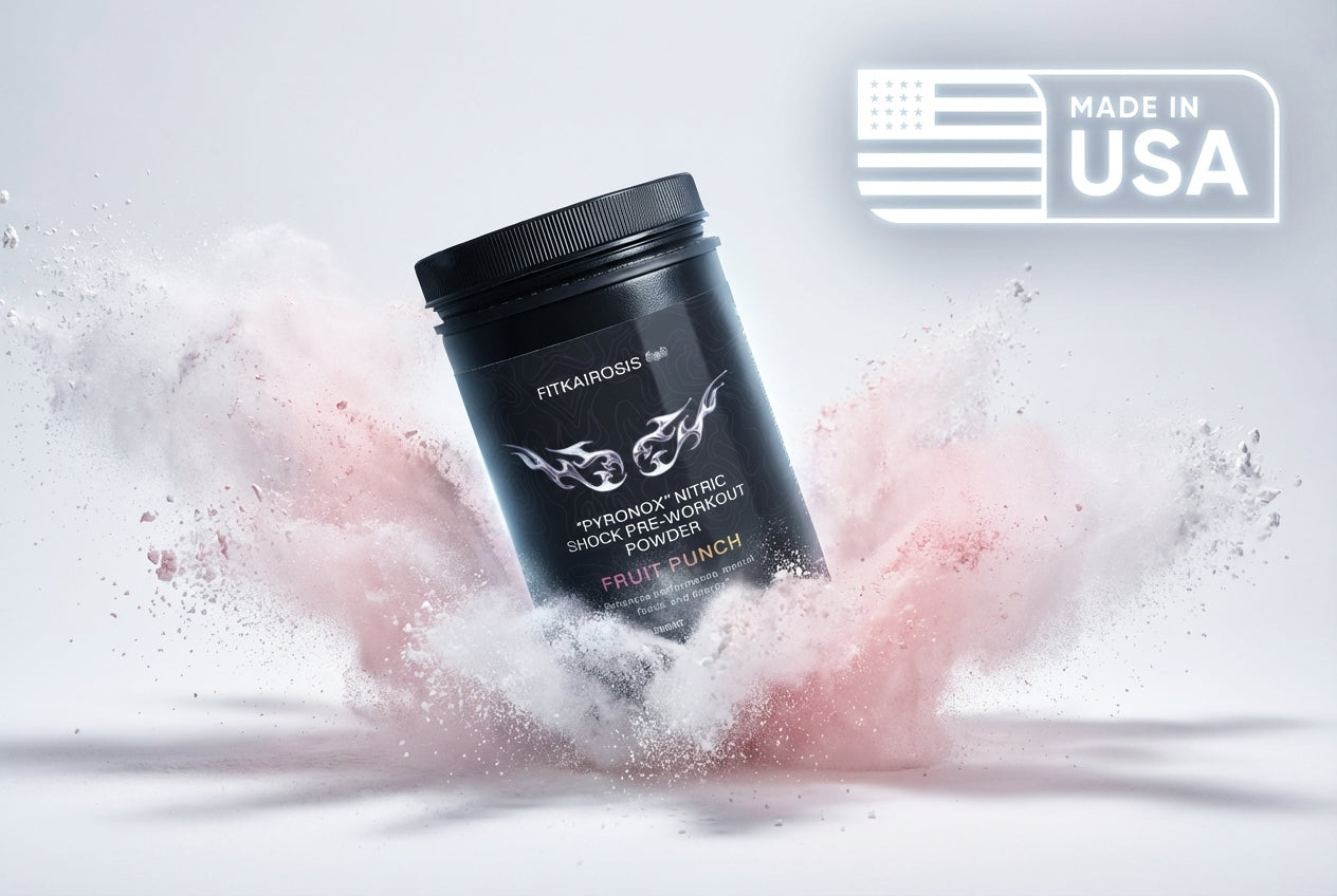 PYRONOX Nitric Shock Pre-Workout Powder - Fruit Punch (300g)