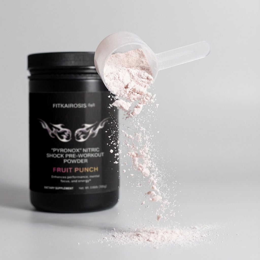 PYRONOX Nitric Shock Pre-Workout Powder - Fruit Punch (300g)