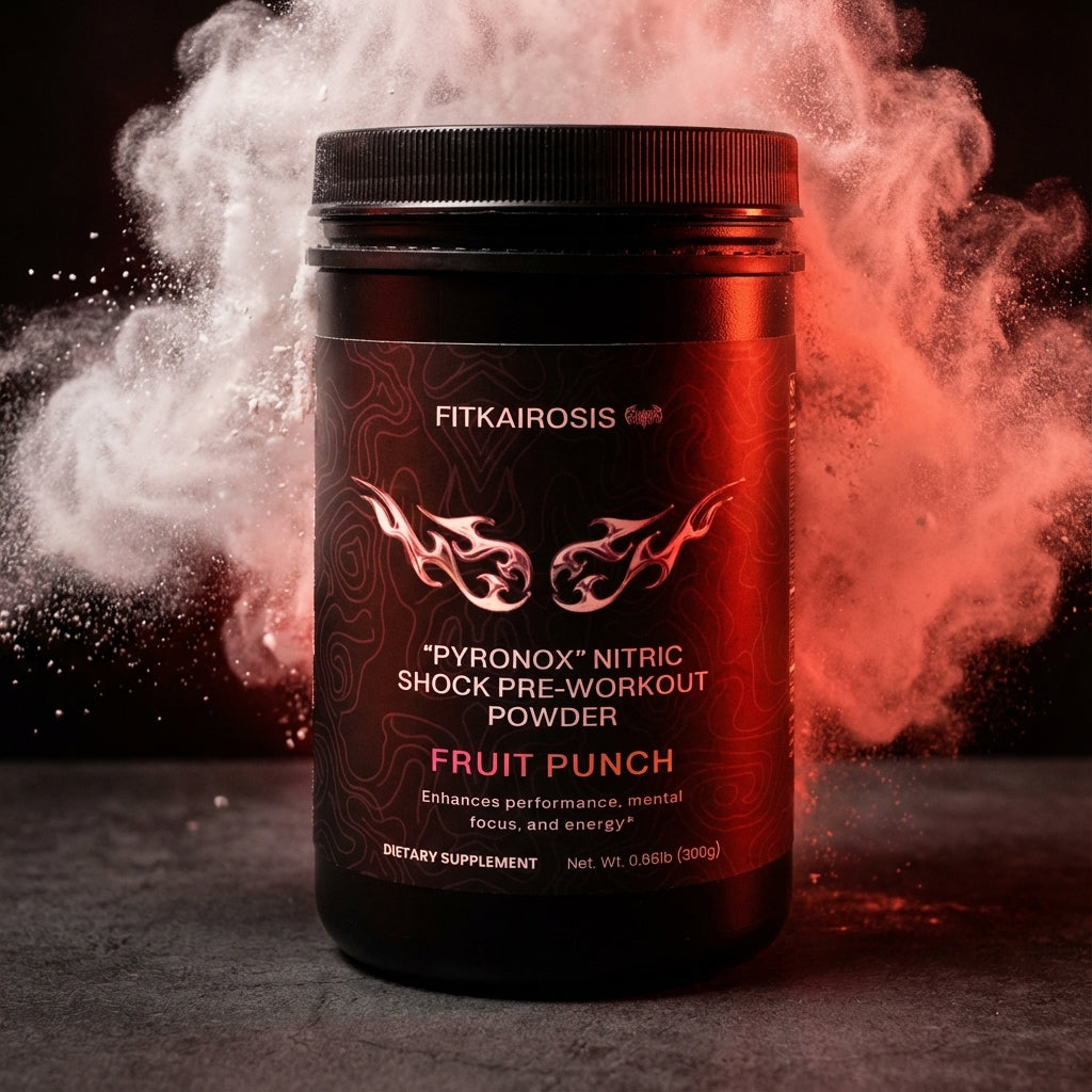 PYRONOX Nitric Shock Pre-Workout Powder - Fruit Punch (300g)