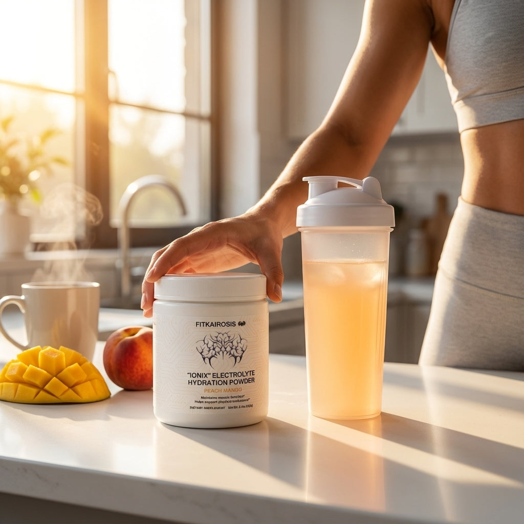 FitKairosis IONIX Electrolyte Hydration Powder - Peach Mango