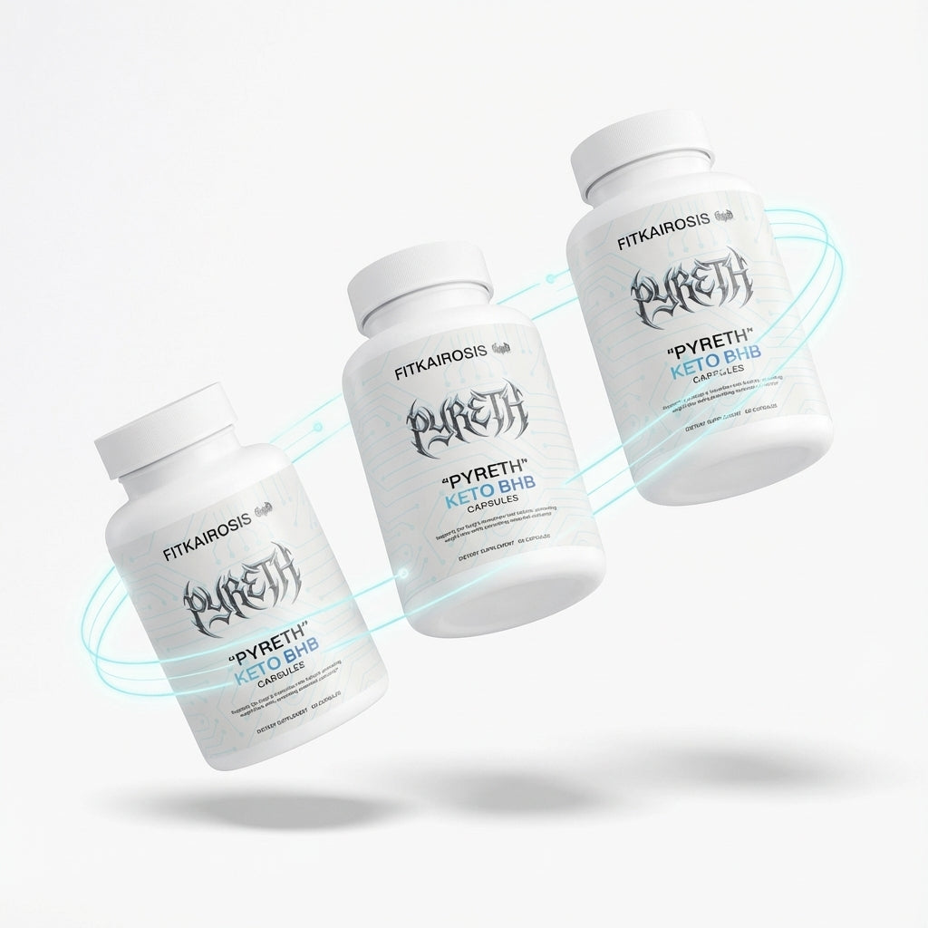 PYRETH Keto BHB - for Ketosis Support (60 Capsules)