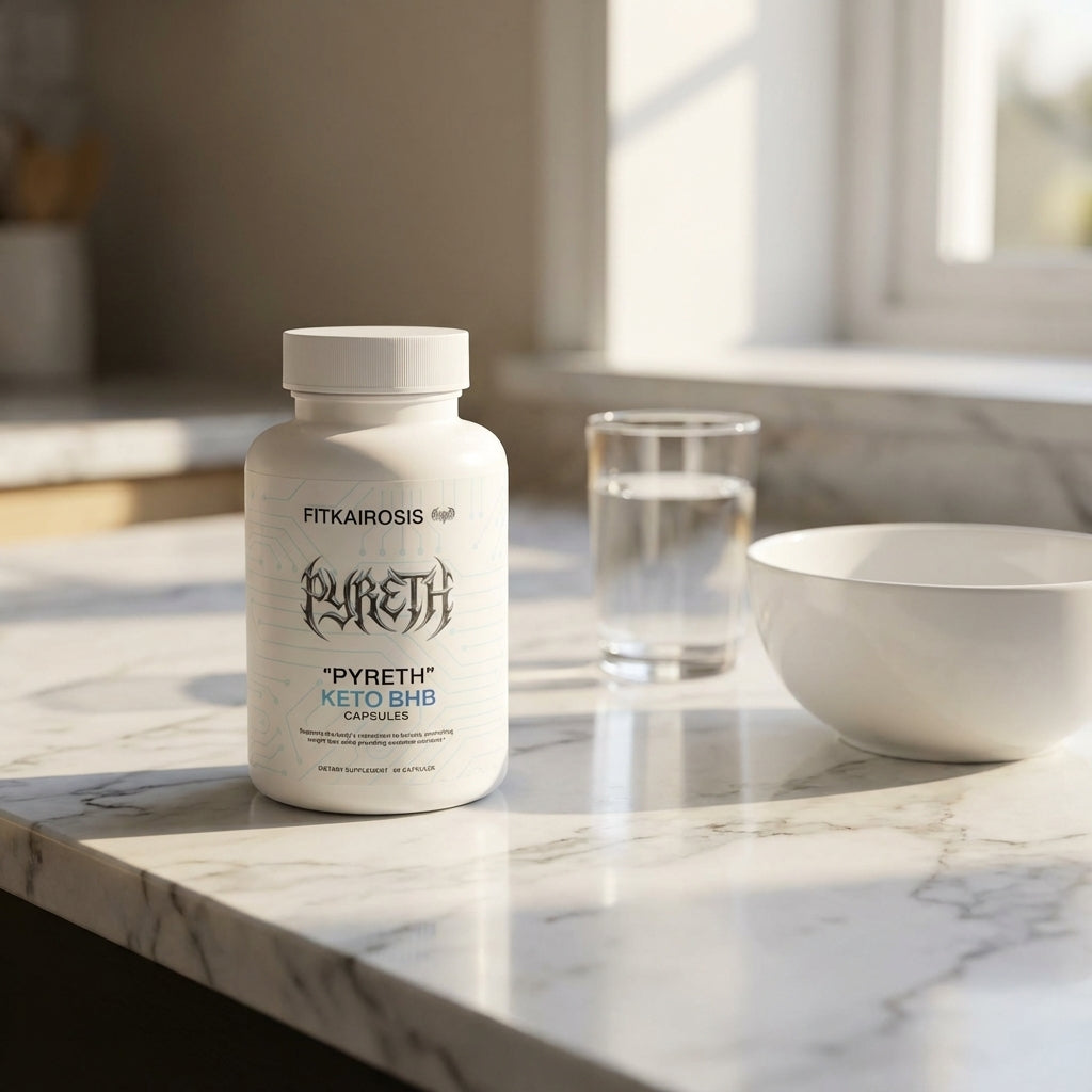 PYRETH Keto BHB - for Ketosis Support (60 Capsules)