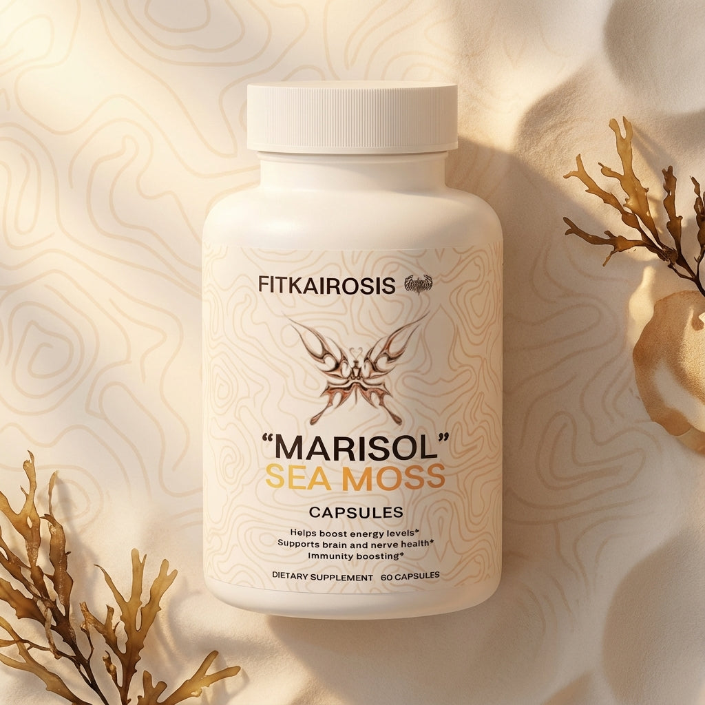 MARISOL Sea Moss - Irish Moss with Bladderwrack & Burdock Root (60 Capsules)