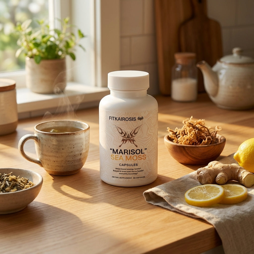 MARISOL Sea Moss - Irish Moss with Bladderwrack & Burdock Root (60 Capsules)