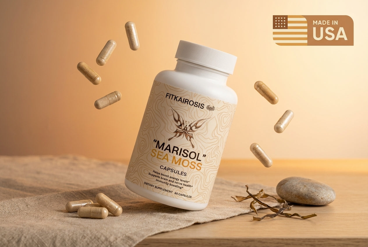 MARISOL Sea Moss - Irish Moss with Bladderwrack & Burdock Root (60 Capsules)