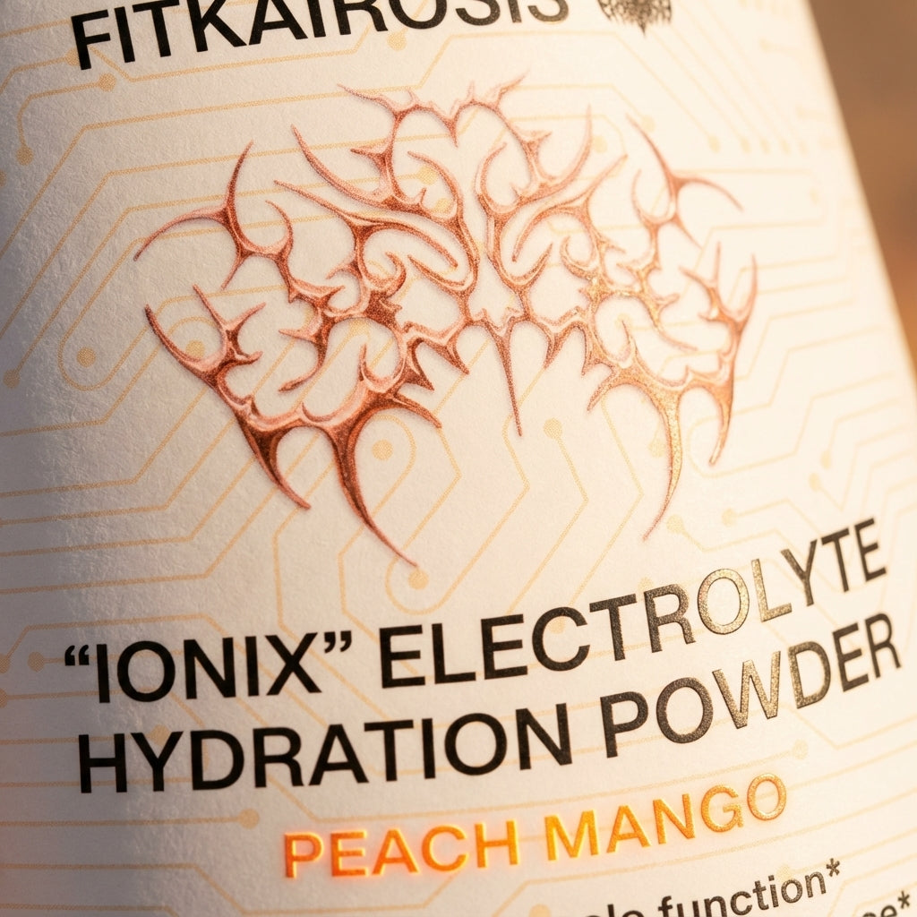 FitKairosis IONIX Electrolyte Hydration Powder - Peach Mango