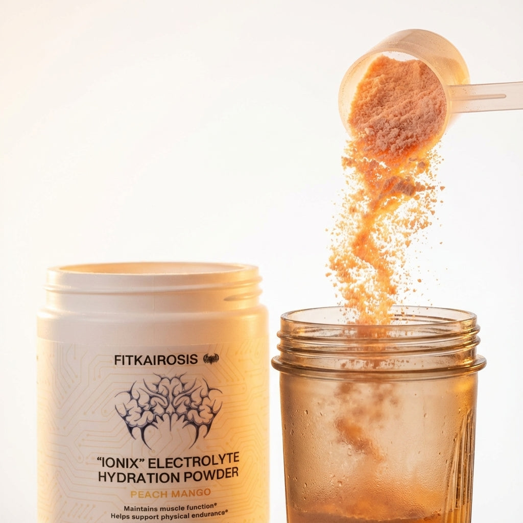 FitKairosis IONIX Electrolyte Hydration Powder - Peach Mango