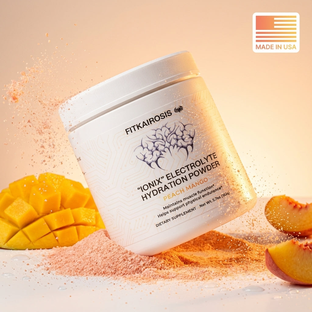FitKairosis IONIX Electrolyte Hydration Powder - Peach Mango