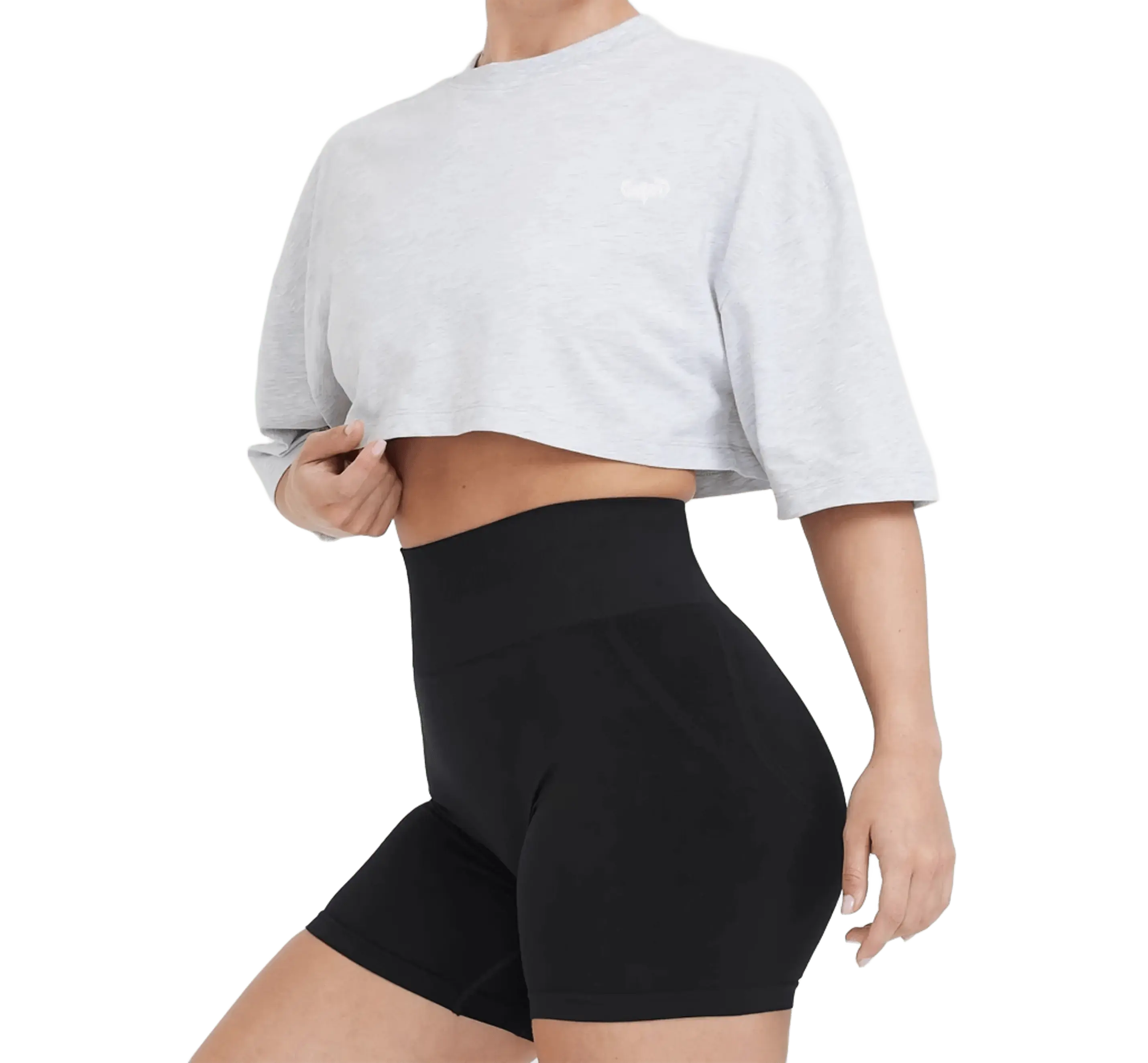 "Selene" Cropped Oversized Tee – Relaxed image 0