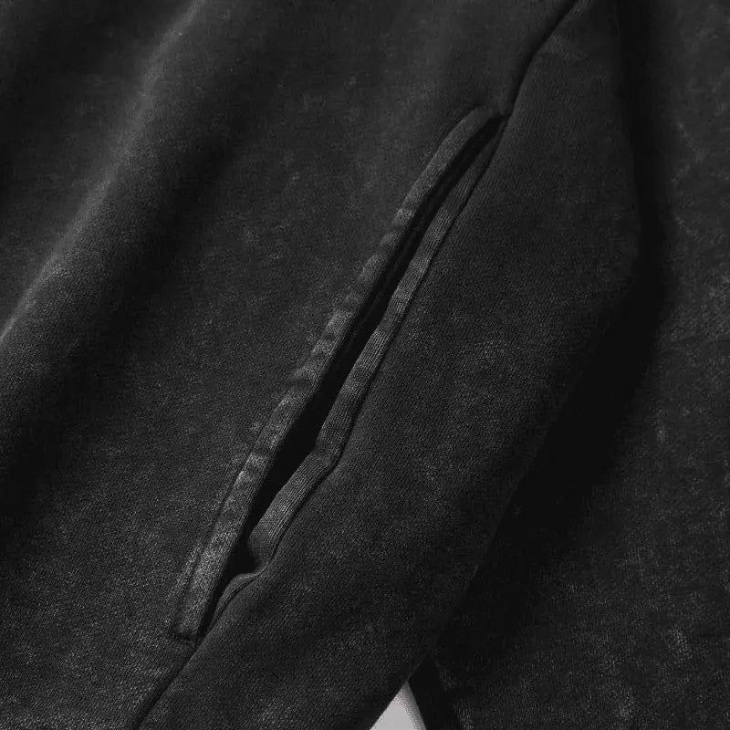 Diaphthora Acid Wash Sweater Crewneck Oversize image 2