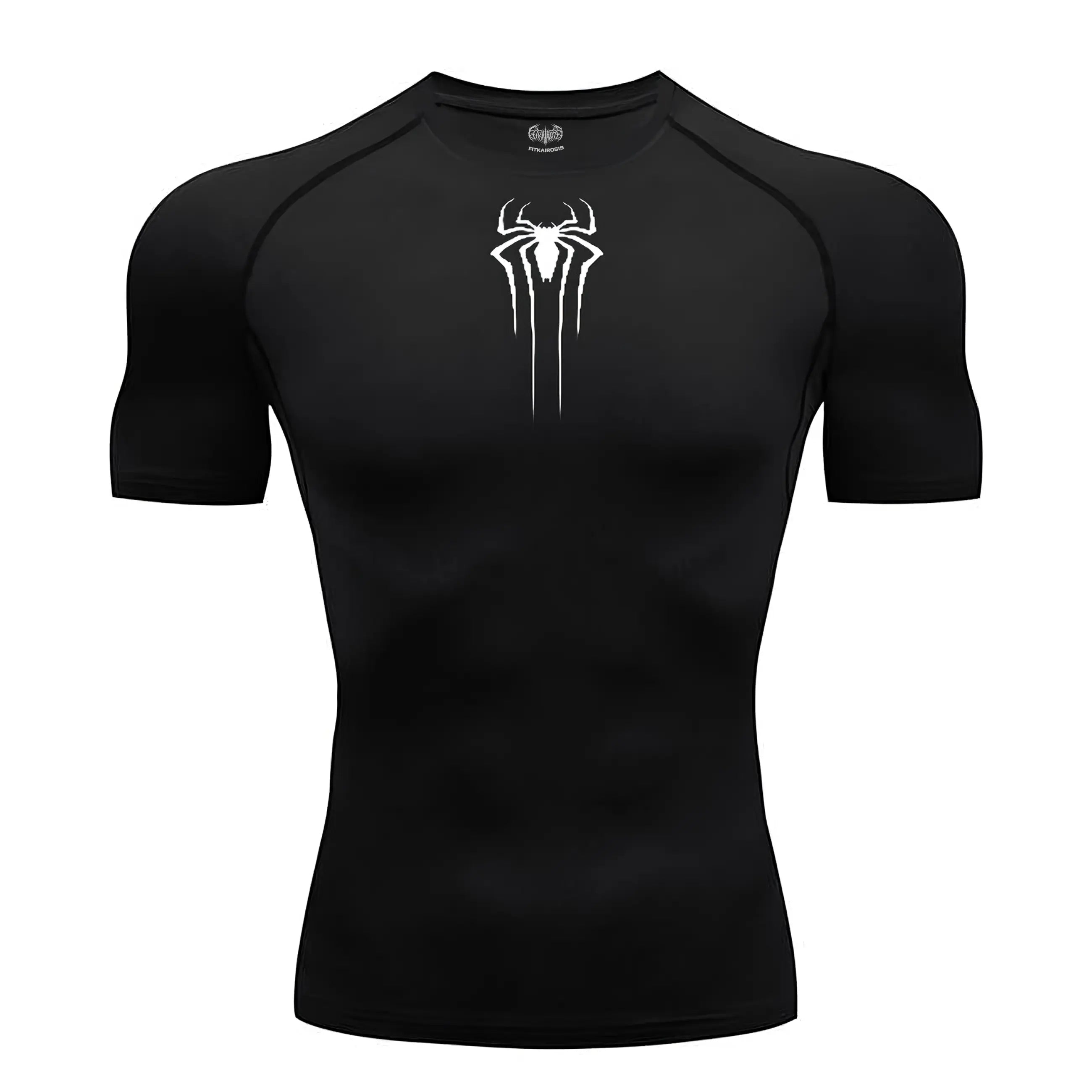 SPIDER LOGO COMPRESSION SHIRT – Peformance Series - FitKairosis